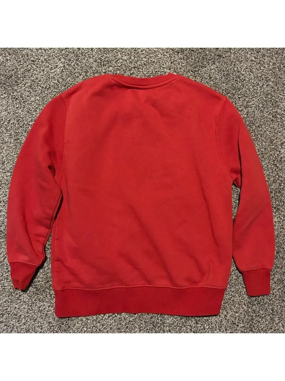 Zara Bold Red Minimalist Casual Sweatshirt Boys or Girls Size 10